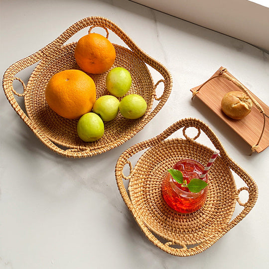 Panier en Rotin en Forme de Cœur pour Femme 1
