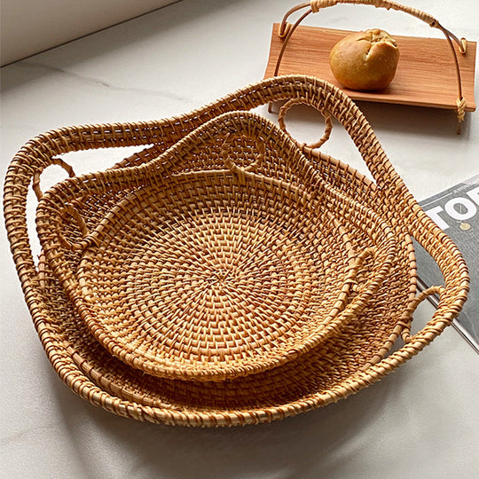 Panier en Rotin en Forme de Cœur pour Femme 2