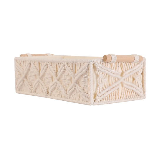 Paniers de rangement macramé pour intérieur polyvalent 4