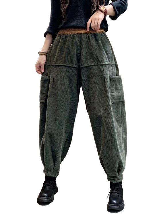 Pantalon Cargo Ample d'Hiver pour Femme 0