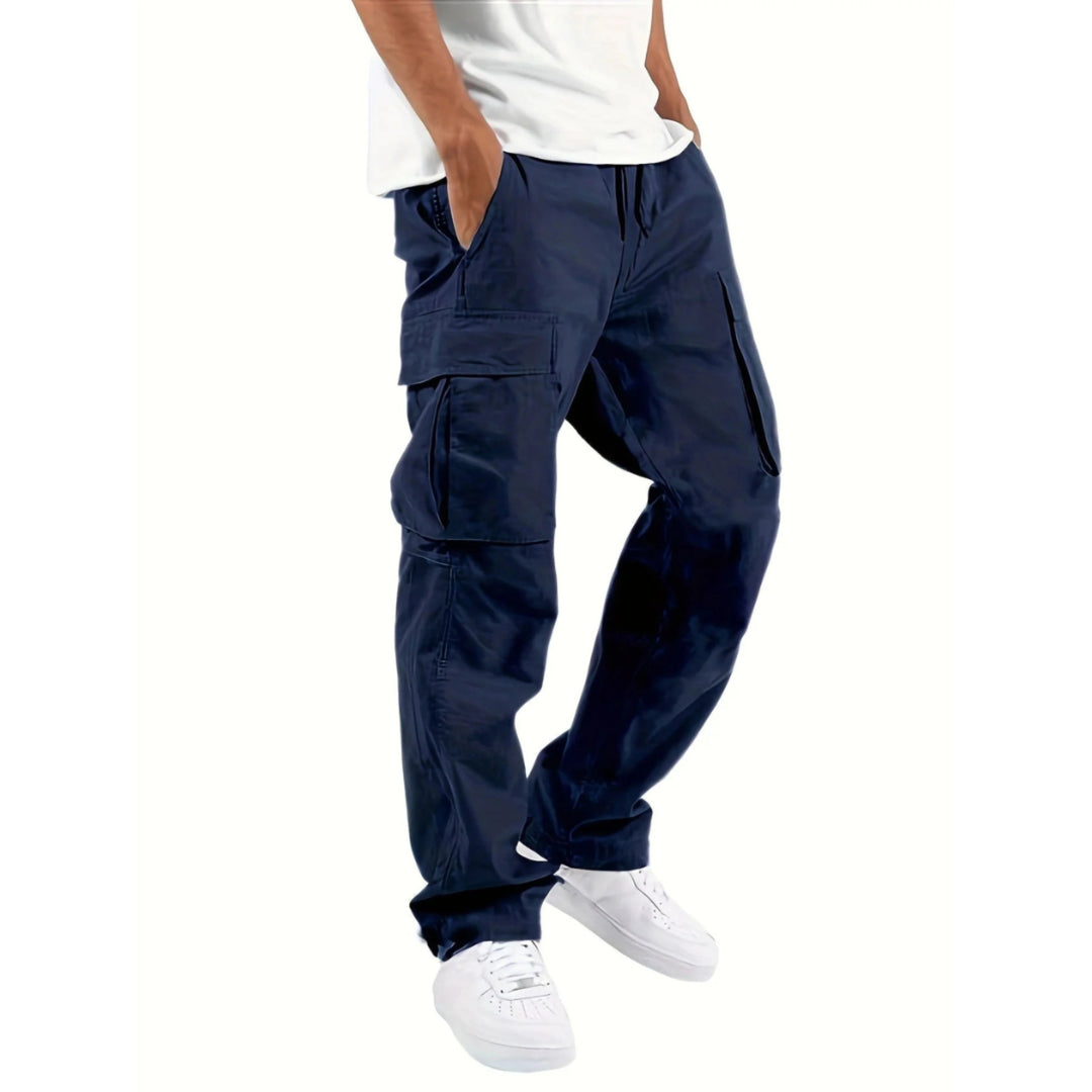 Pantalon Cargo Homme Coupe Droite Pratique 1