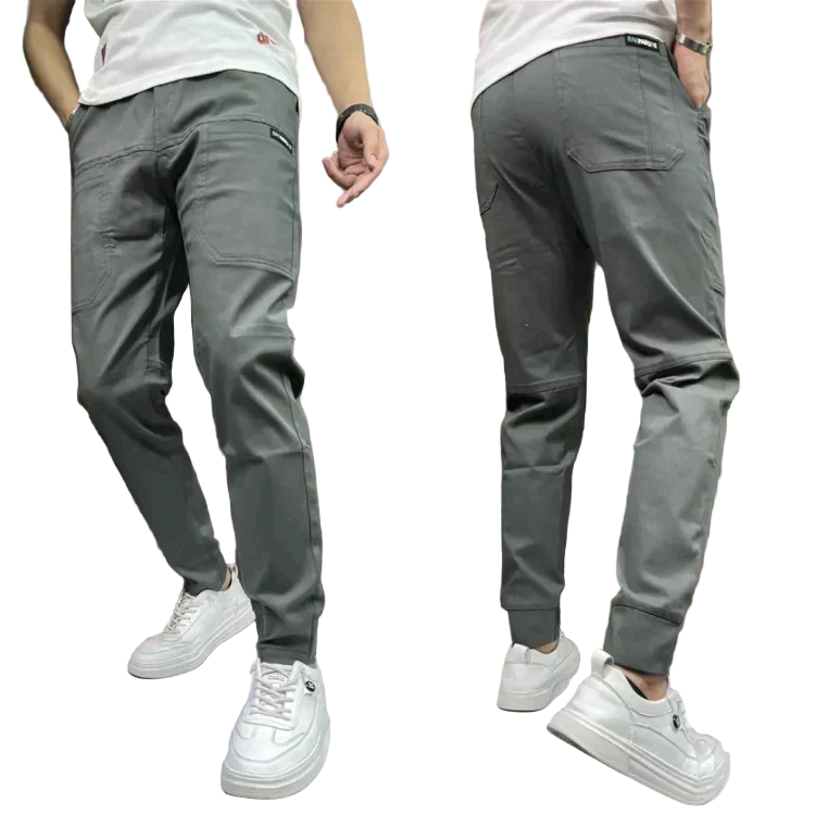 Pantalon Cargo Homme Élastique Moderne 0