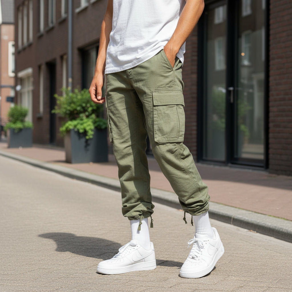 Pantalon Cargo Homme Fonctionnel Moderne avec Poches Pratiques 7