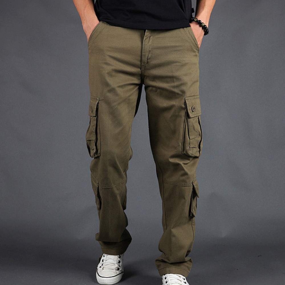 Pantalon Cargo Homme Style Urbain Confortable avec Poches Pratiques 4