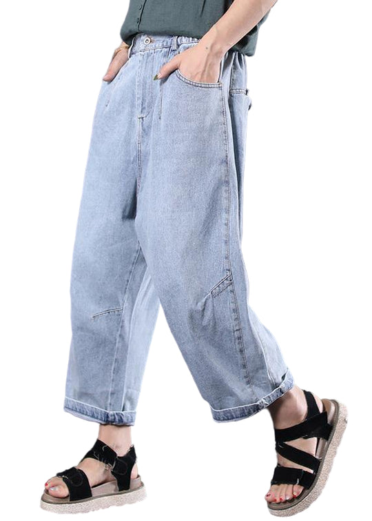 Pantalon Décontracté Femme Jean Vintage 0