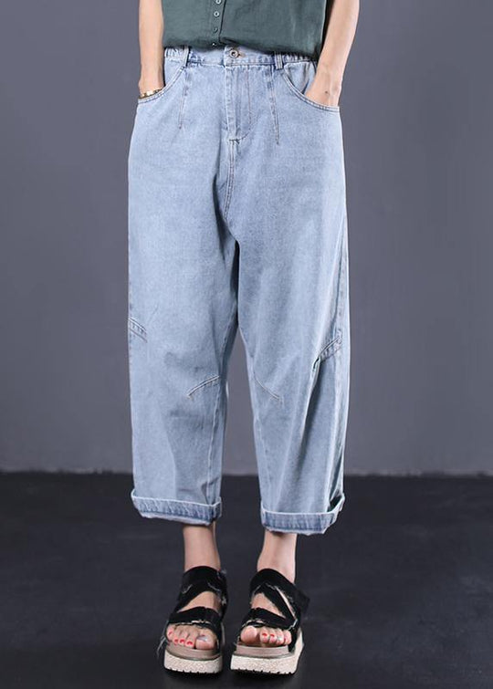 Pantalon Décontracté Femme Jean Vintage 1