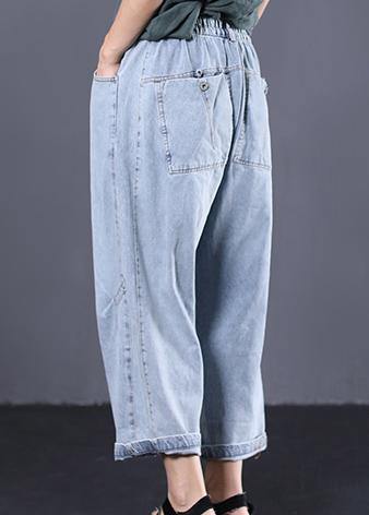 Pantalon Décontracté Femme Jean Vintage 3