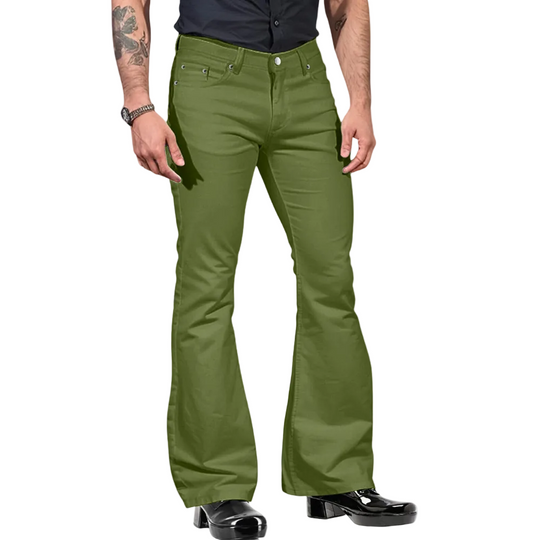 Pantalon Évasé pour Hommes Style Rétro 0