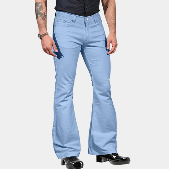 Pantalon Évasé pour Hommes Style Rétro 1