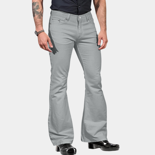 Pantalon Évasé pour Hommes Style Rétro 2