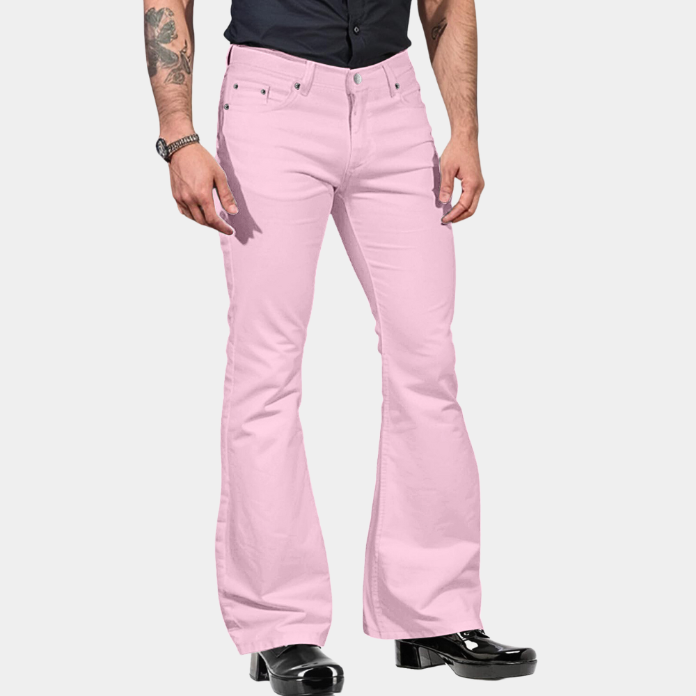 Pantalon Évasé pour Hommes Style Rétro 3