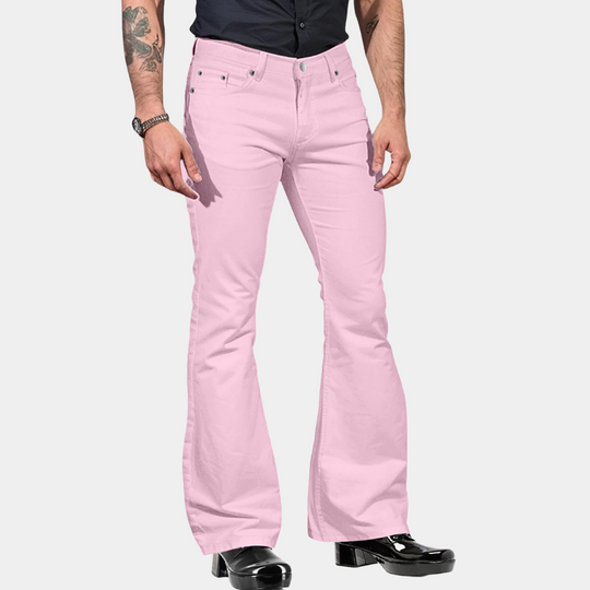 Pantalon Évasé pour Hommes Style Rétro 3