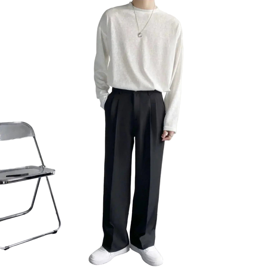 Pantalon Femme Oversize en Coton 0