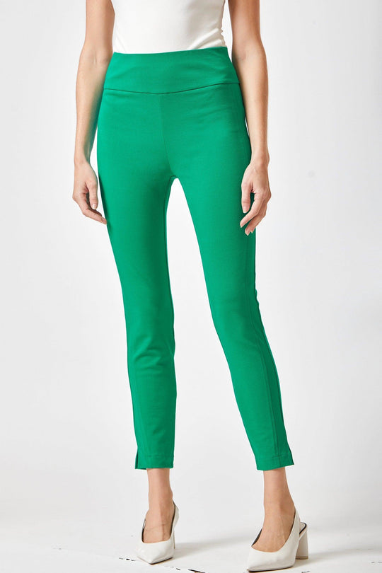 Pantalon Femme Skinny Taille Haute Ponte Chic avec Poches 10