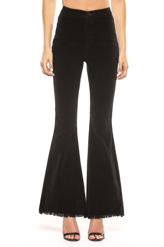 Pantalon Femme Taille Haute Super Flare Cordelette 3