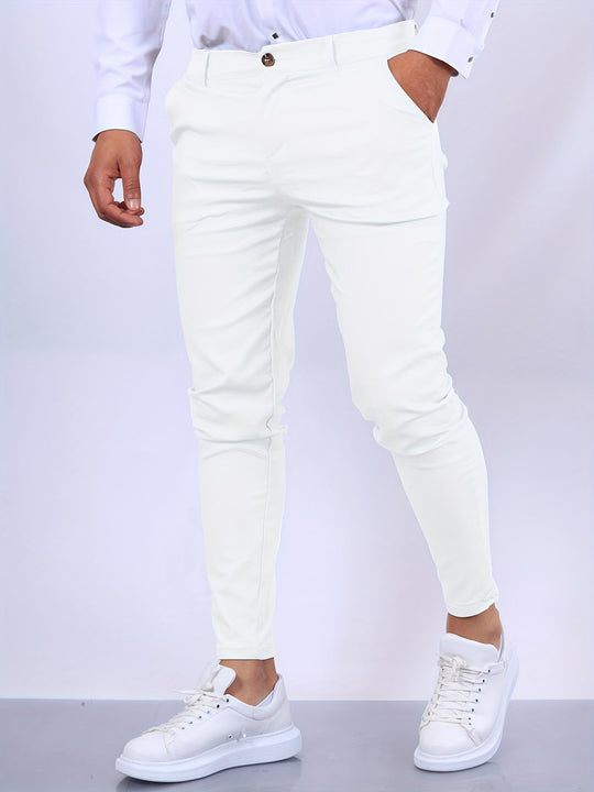 Pantalon Homme Ajusté Chic Moderne 0