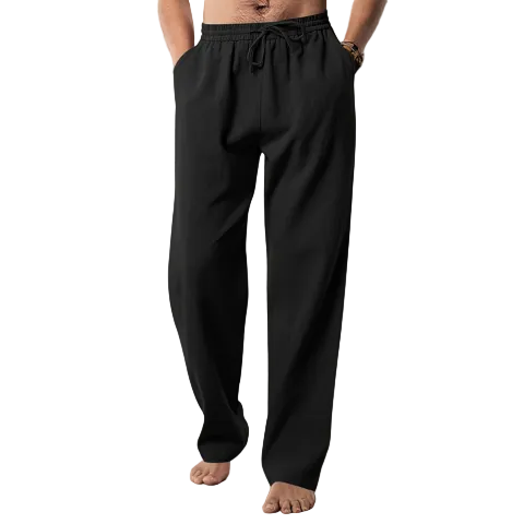 Pantalon Homme Décontracté Ample avec Poches Fonctionnelles 1