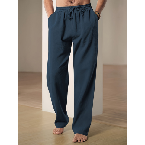 Pantalon Homme Décontracté Ample avec Poches Fonctionnelles 5