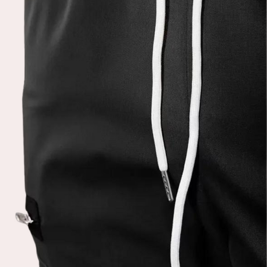 Pantalon Homme Droit Tendance Uni avec Fermeture Éclair 2