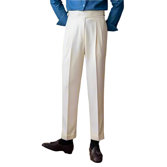 Pantalon Homme Taille Haute Design Contemporain 0