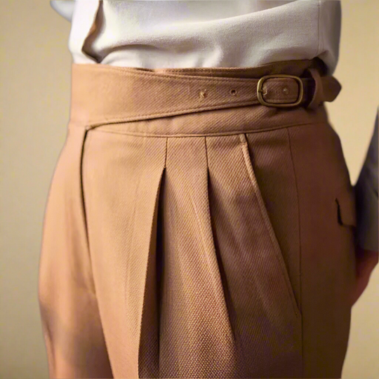 Pantalon Homme Taille Haute Design Contemporain 5