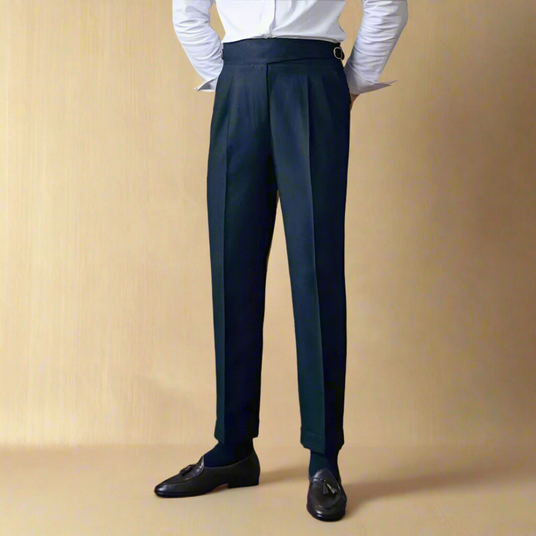 Pantalon Homme Taille Haute Design Contemporain 7