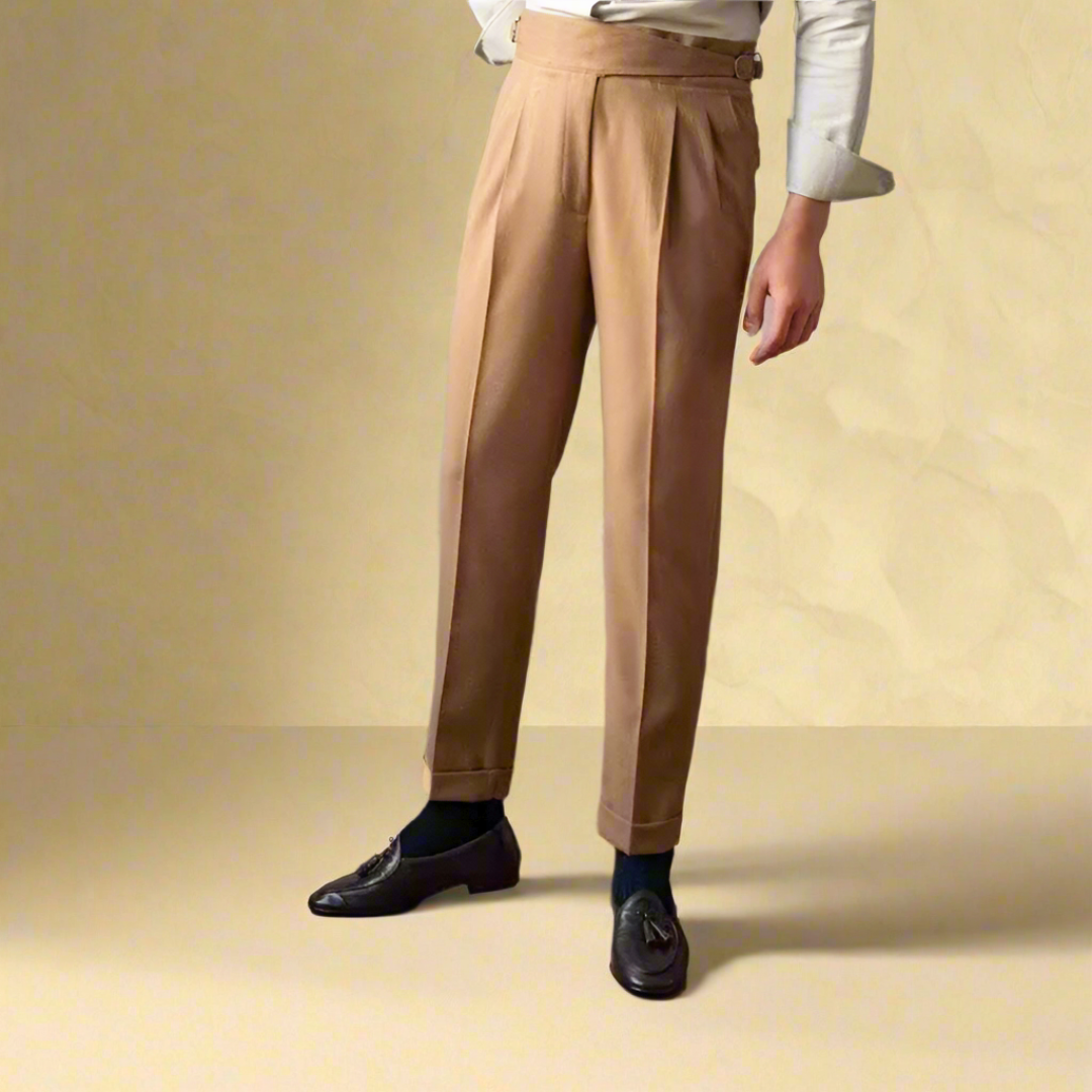 Pantalon Homme Taille Haute Design Contemporain 8