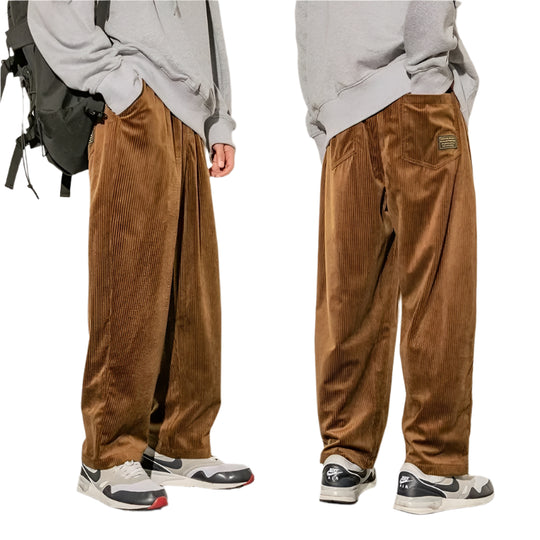 Pantalon Jogging Femme Velours Côtelé Ajusté 100% Coton 0