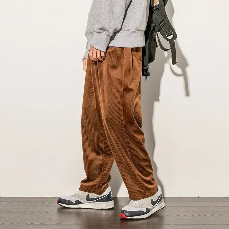 Pantalon Jogging Femme Velours Côtelé Ajusté 100% Coton 1
