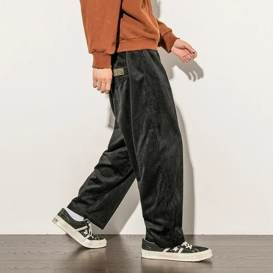 Pantalon Jogging Femme Velours Côtelé Ajusté 100% Coton 2