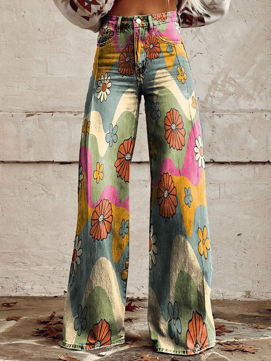 Pantalon Long Femme en Denim Décontracté 11