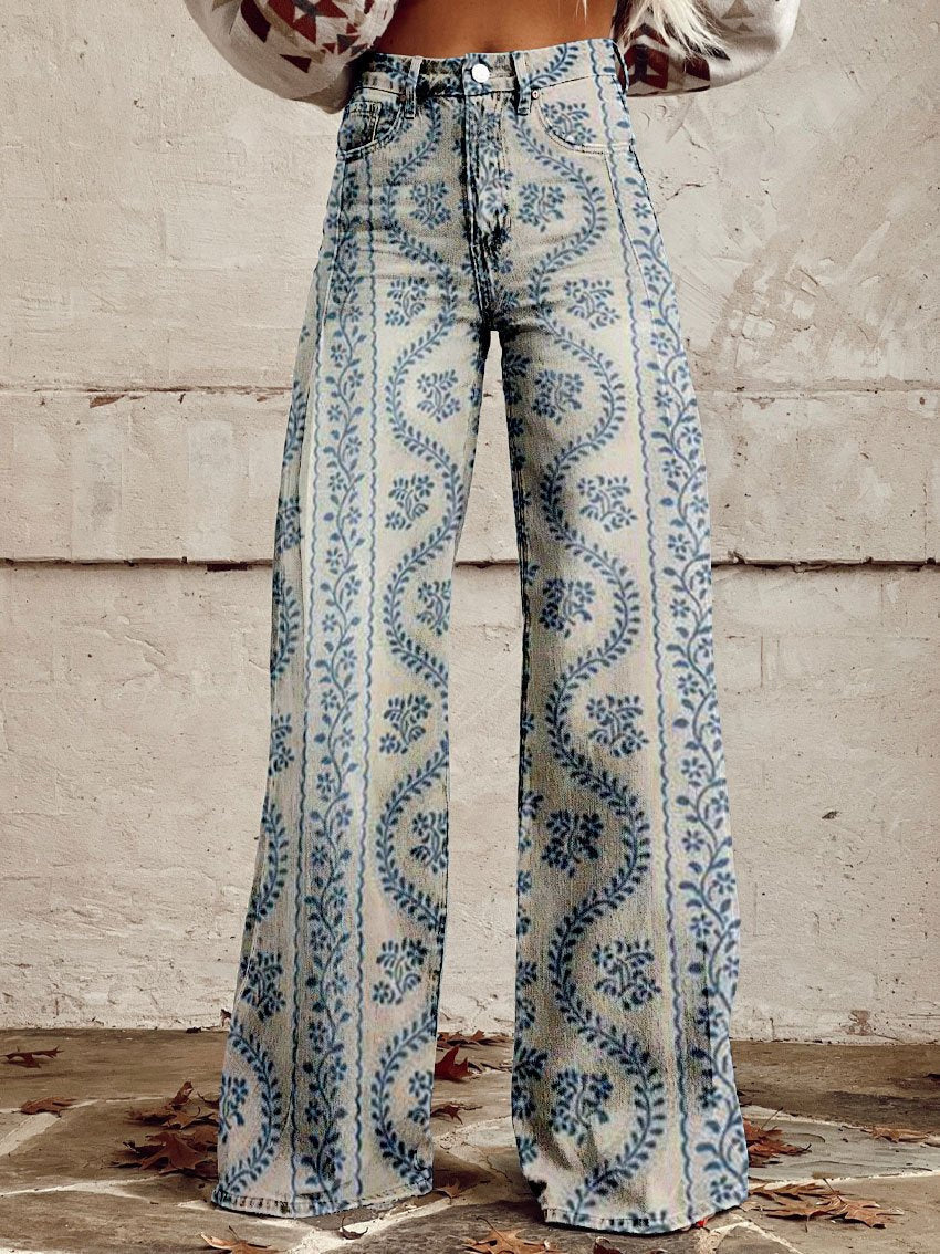 Pantalon Long Femme en Denim Décontracté 9