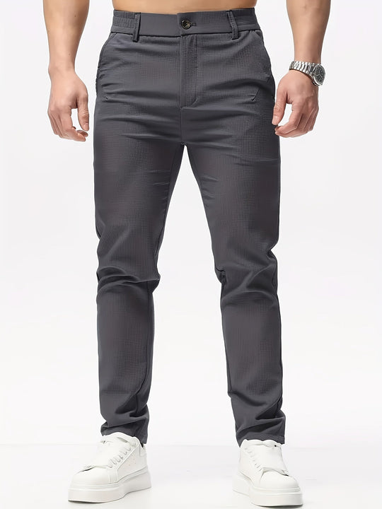 Pantalon Masculin Classique Détendu 2