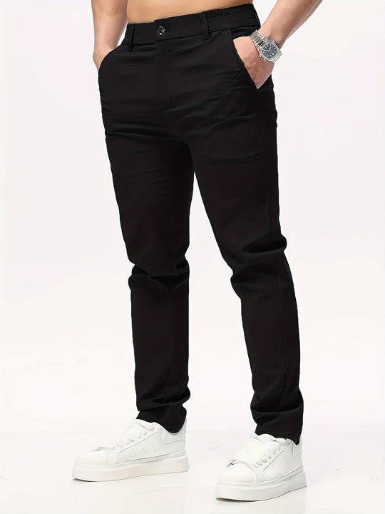Pantalon Masculin Classique Détendu 3