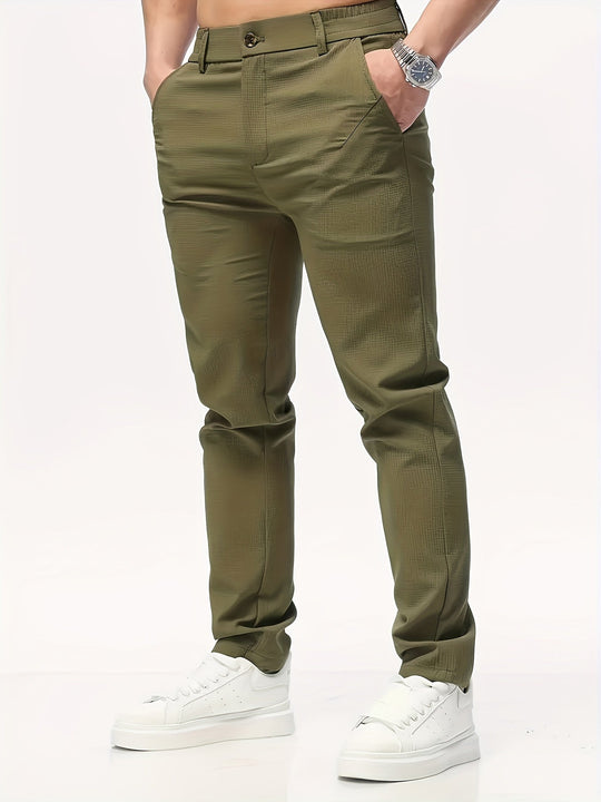 Pantalon Masculin Classique Détendu 5