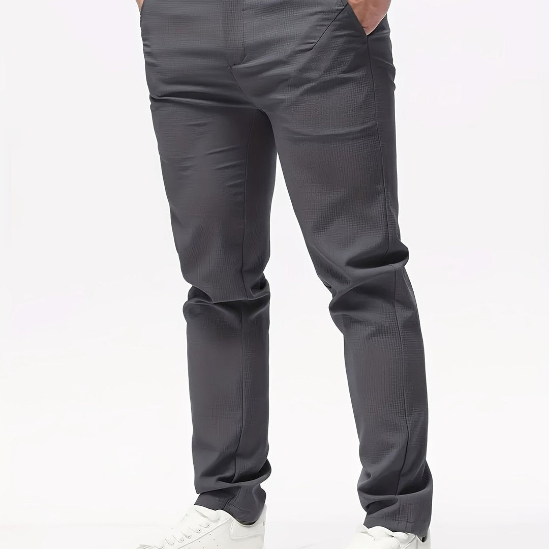 Pantalon Masculin Classique Détendu 7