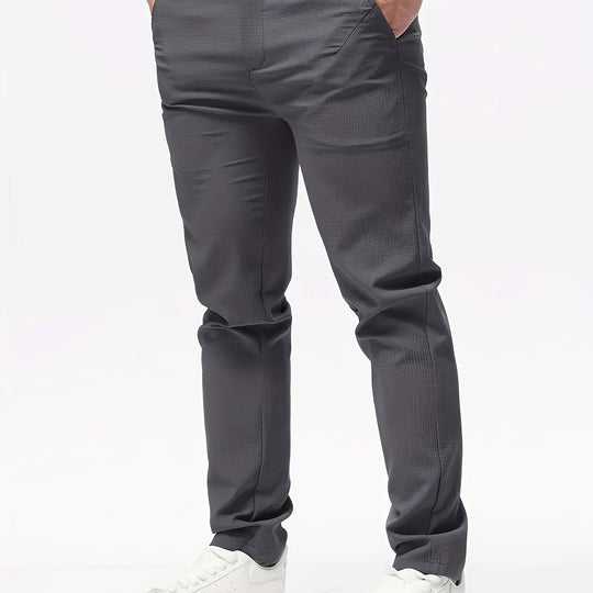 Pantalon Masculin Classique Détendu 7