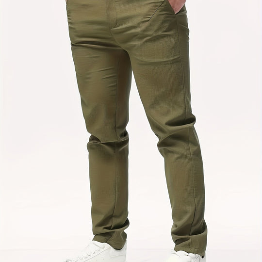 Pantalon Masculin Classique Détendu 8