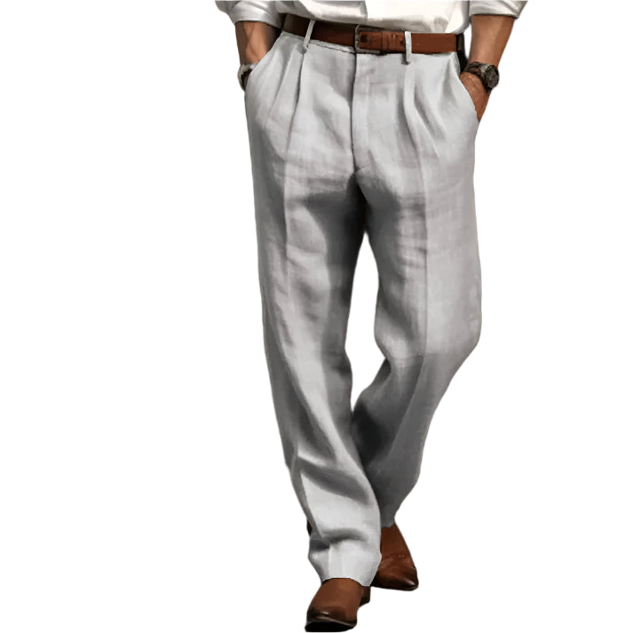 Pantalon Retro pour Hommes en Tissu Confortable 0