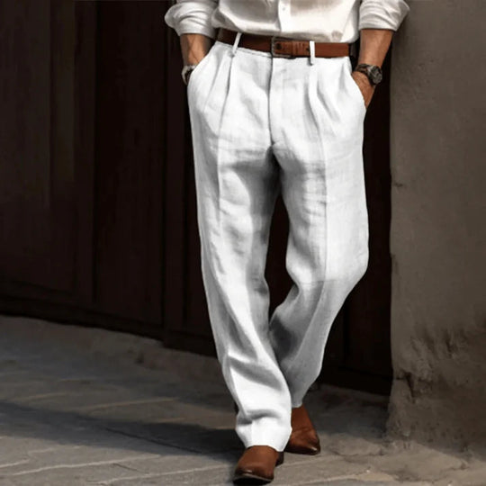 Pantalon Retro pour Hommes en Tissu Confortable 1