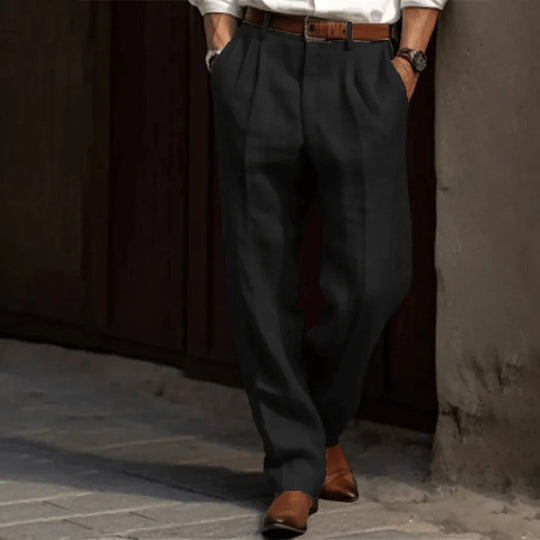 Pantalon Retro pour Hommes en Tissu Confortable 2