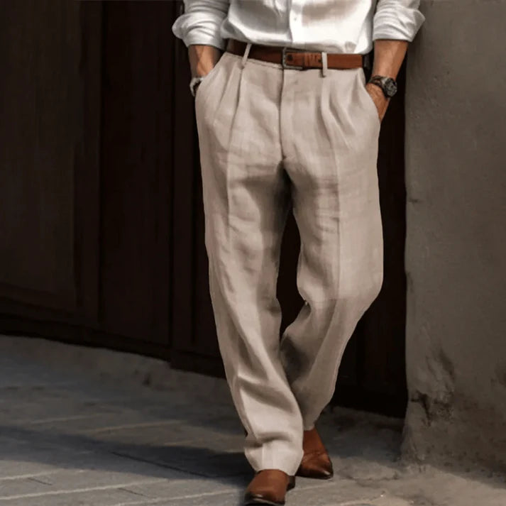 Pantalon Retro pour Hommes en Tissu Confortable 3