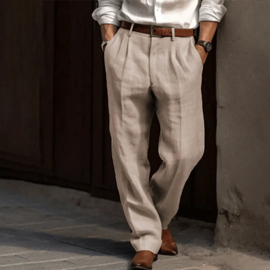 Pantalon Retro pour Hommes en Tissu Confortable 3