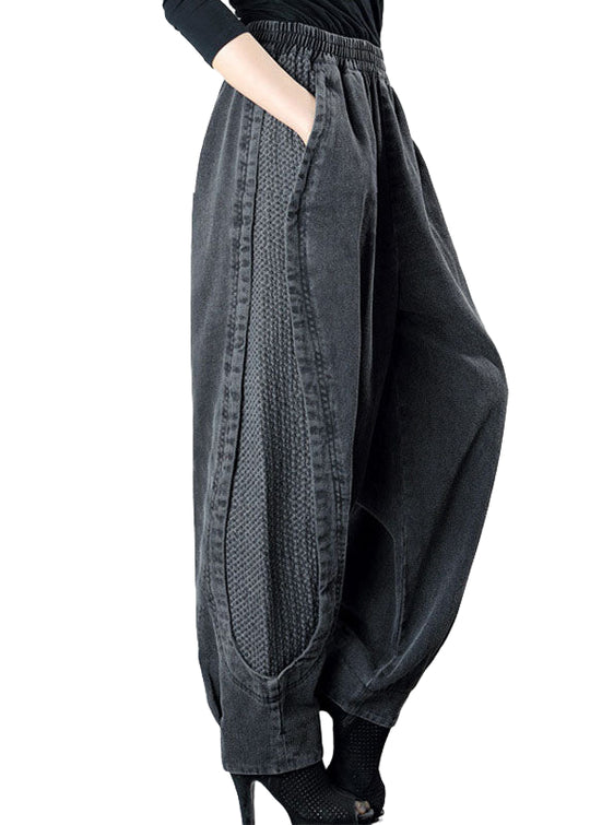 Pantalon Sarouel pour Femme en Denim d'Automne 0