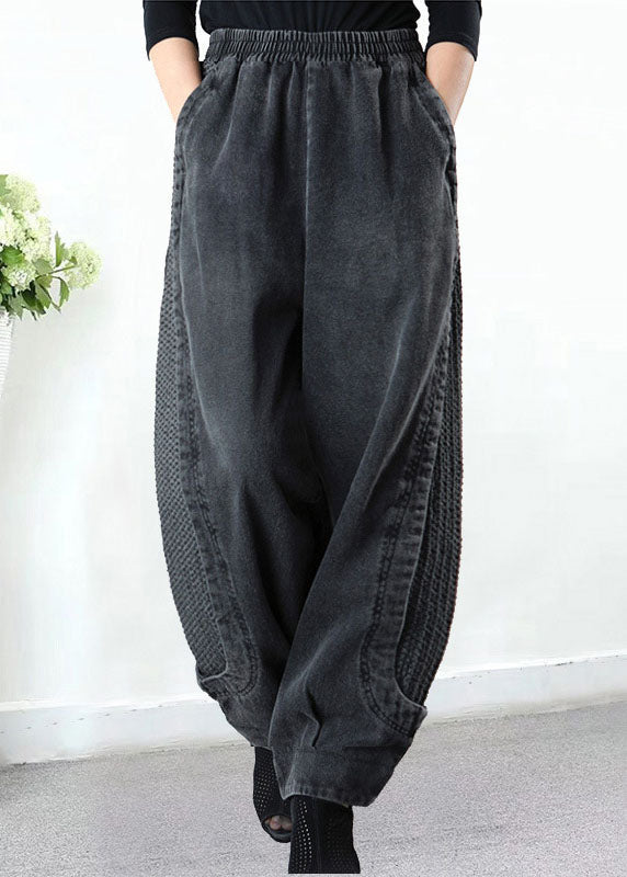 Pantalon Sarouel pour Femme en Denim d'Automne 1