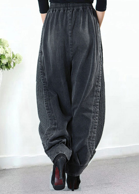 Pantalon Sarouel pour Femme en Denim d'Automne 2