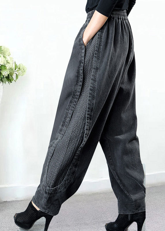 Pantalon Sarouel pour Femme en Denim d'Automne 3