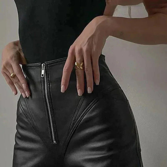 Pantalon Taille Haute Femme Chic 3