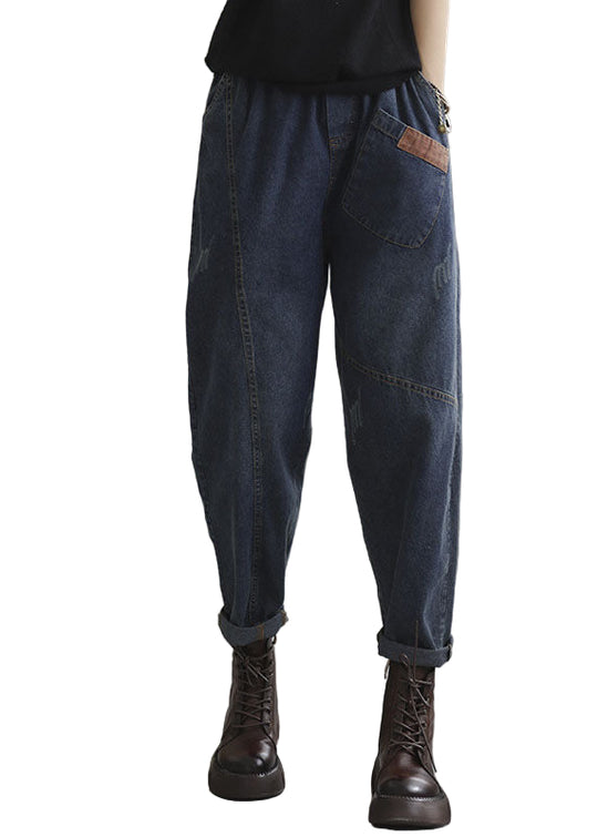 Pantalon en Denim Élastique pour Femme 0