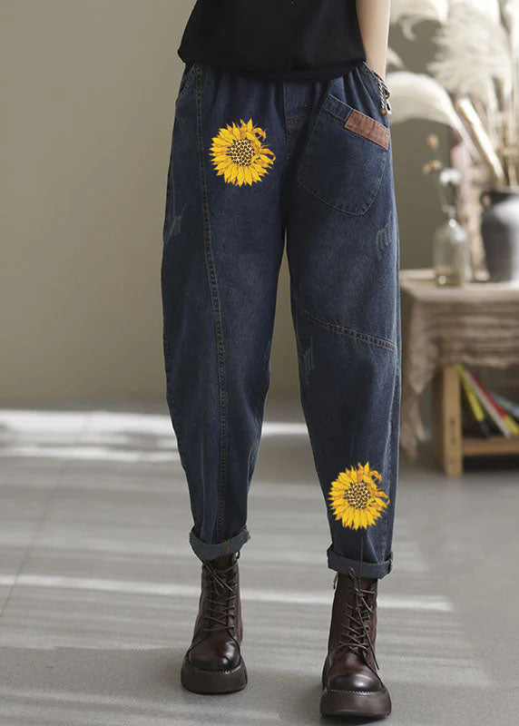 Pantalon en Denim Élastique pour Femme 5